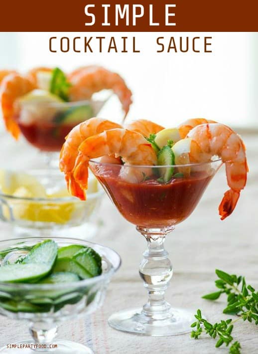 Simple Homemade Cocktail Sauce Simple Party Food