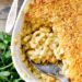 SIMPLE Baked Mac and Cheese - creamy dreamy and simple is how we do it! #macandcheeserecipe #bakedmacandcheese #simplepartyfood